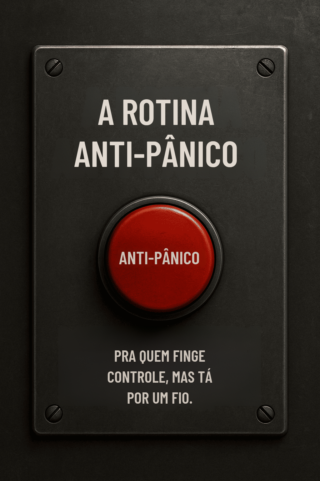 Capa do livro A Rotina Anti-Pânico